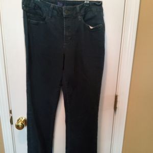 NYJD wide leg blue jeans,  size 10, great condition,  smoke free